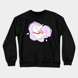 Ghostly pup Crewneck Sweatshirt